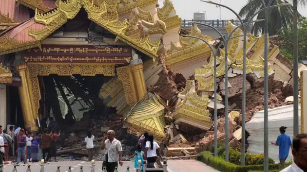 Động đất Myanmar mạnh ngang trận ở Thổ Nhĩ Kỳ năm 2023