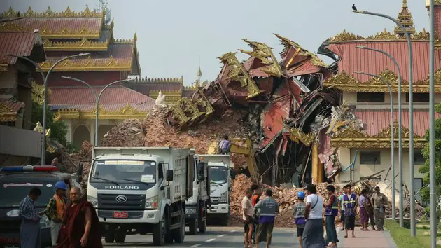 Nhiều quốc gia, tổ chức gi&uacute;p Myanmar khắc phục sau động đất