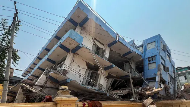 33 dư chấn xảy ra ở Myanmar sau trận động đất mạnh