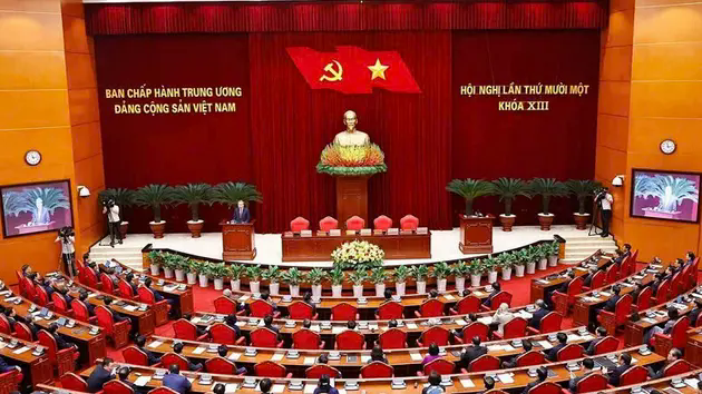 Th&ocirc;ng b&aacute;o Hội nghị lần thứ 11 Ban Chấp h&agrave;nh Trung ương Đảng kh&oacute;a XIII