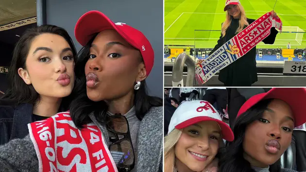 WAGs của Arsenal tận hưởng đ&ecirc;m đ&aacute;ng nhớ tại Madrid