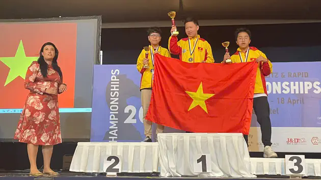 Cờ vua trẻ H&agrave; Nội thống trị giải U14 Thế giới