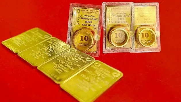 Gi&aacute; v&agrave;ng ng&agrave;y 10/5 tăng ấn tượng