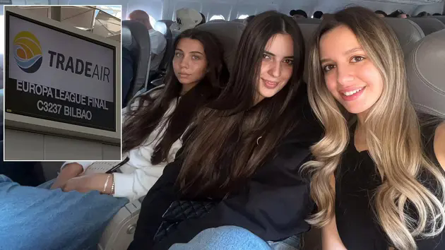 WAGs của c&aacute;c cầu thủ Tottenham tới Bilbao