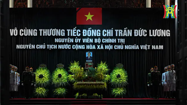 Cử h&agrave;nh trọng thể Lễ Quốc tang nguy&ecirc;n Chủ tịch nước Trần Đức Lương