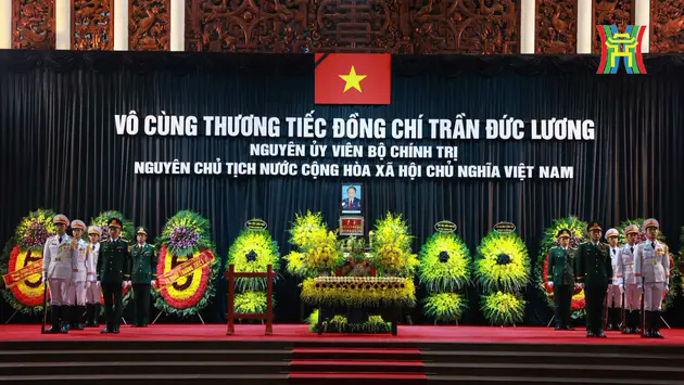 Cử h&agrave;nh trọng thể Lễ truy điệu nguy&ecirc;n Chủ tịch nước Trần Đức Lương
