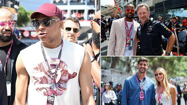 D&agrave;n sao B&oacute;ng đ&aacute; &lsquo;đổ bộ&rsquo; chặng F1 Monaco