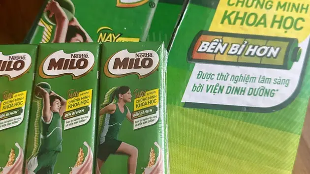 K&ecirc;́t quả ki&ecirc;̉m nghi&ecirc;̣m Sữa l&uacute;a mạch Nestl&eacute; Milo