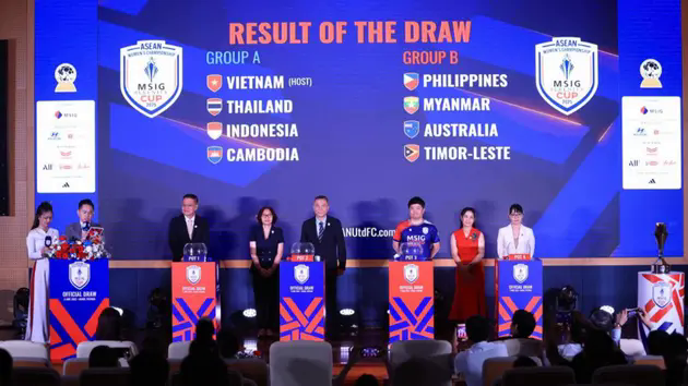 Việt Nam đối đầu với Th&aacute;i Lan tại AFF Cup Nữ 2025