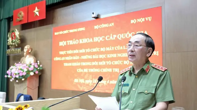 Thượng tướng Trần Quốc Tỏ được k&eacute;o d&agrave;i thời gian giữ chức Thứ trưởng Bộ C&ocirc;ng an