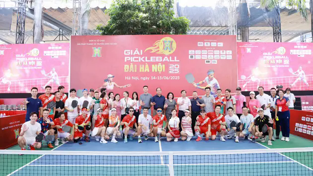 Khai mạc giải Pickleball Đ&agrave;i H&agrave; Nội 2025