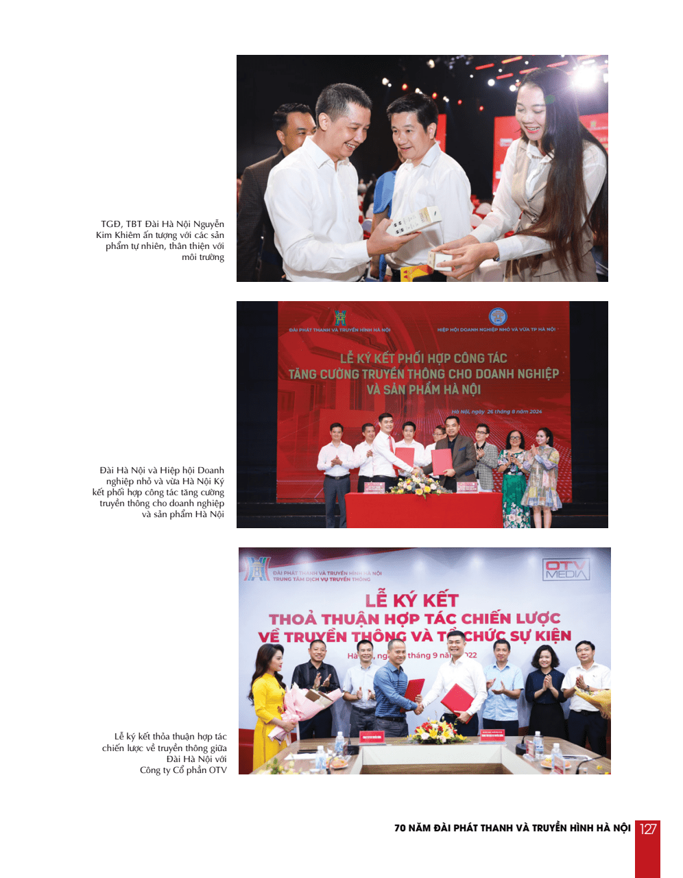 Đ&agrave;i H&agrave; Nội 70 năm tự h&agrave;o c&ugrave;ng Thủ đ&ocirc; ph&aacute;t triển - trang 127