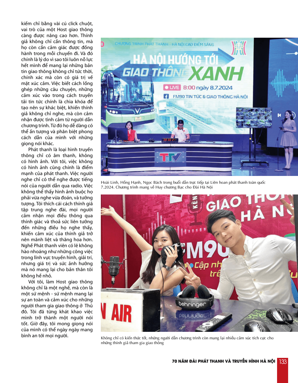 Đ&agrave;i H&agrave; Nội 70 năm tự h&agrave;o c&ugrave;ng Thủ đ&ocirc; ph&aacute;t triển - trang 133