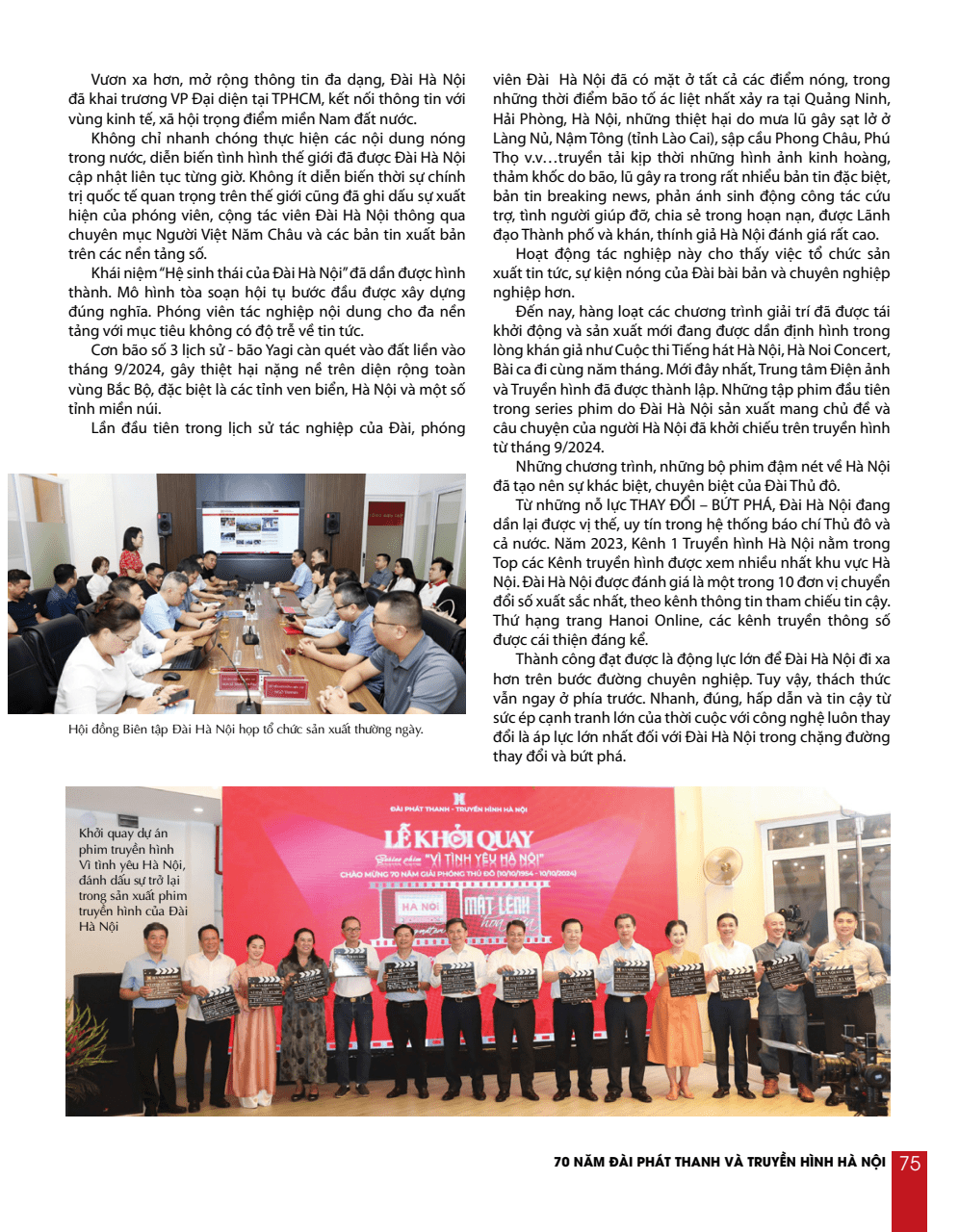 Đ&agrave;i H&agrave; Nội 70 năm tự h&agrave;o c&ugrave;ng Thủ đ&ocirc; ph&aacute;t triển - trang 75