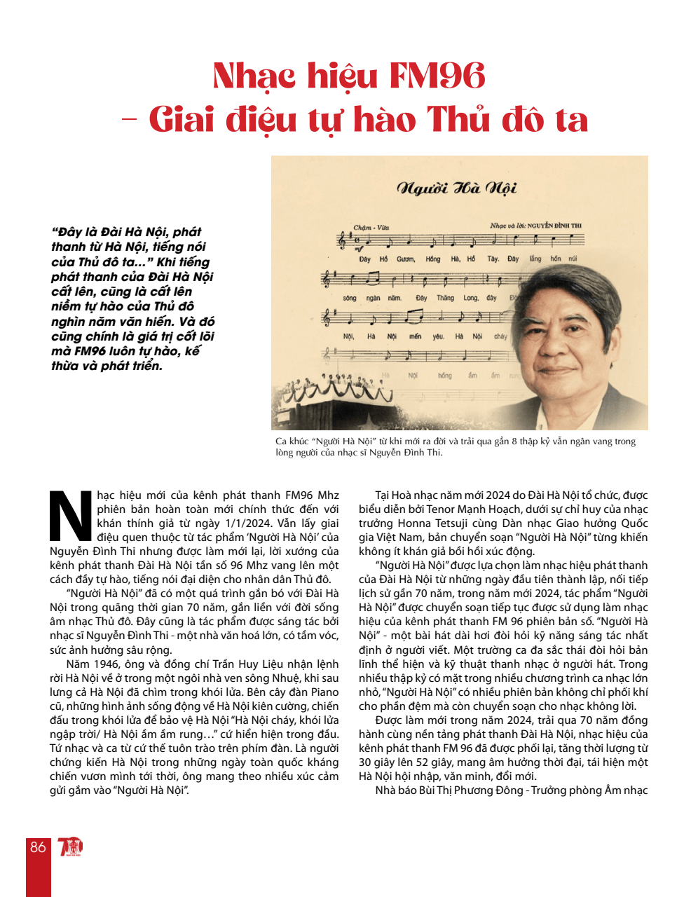 Đ&agrave;i H&agrave; Nội 70 năm tự h&agrave;o c&ugrave;ng Thủ đ&ocirc; ph&aacute;t triển - trang 86