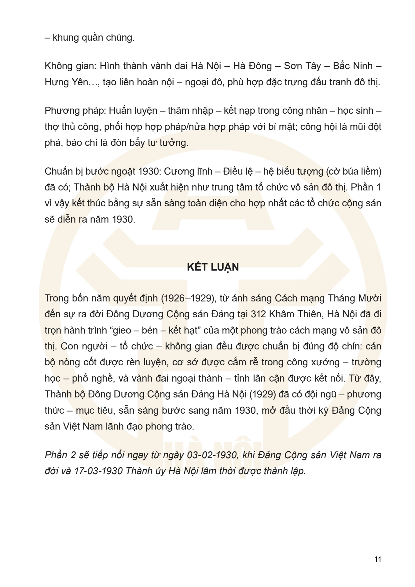 Dưới ngọn cờ Đảng - H&agrave; Nội viết n&ecirc;n Thi&ecirc;n anh h&ugrave;ng ca - trang 11
