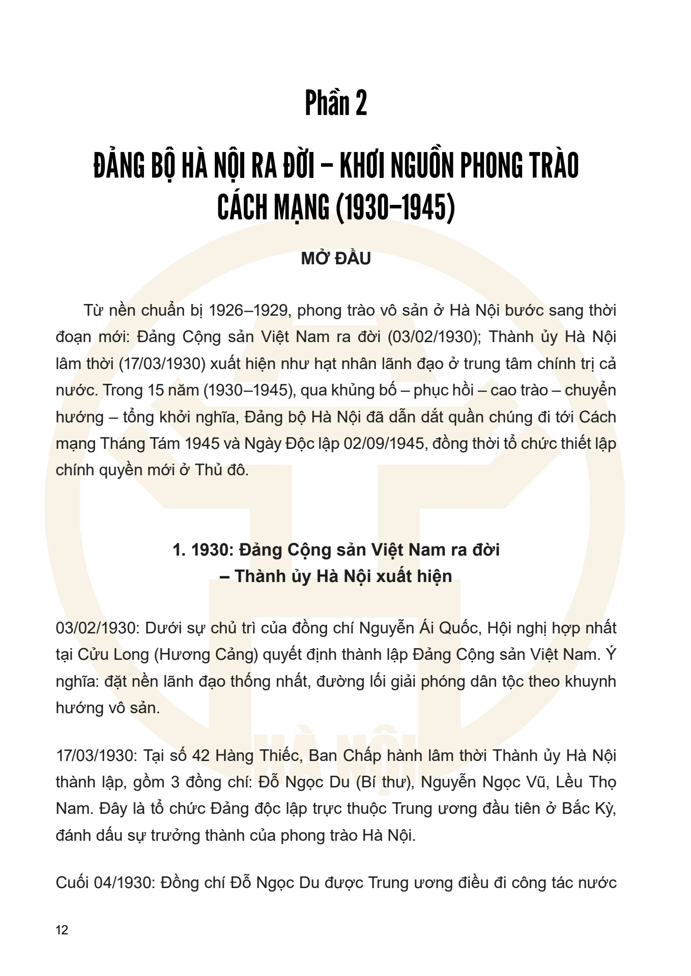 Dưới ngọn cờ Đảng - H&agrave; Nội viết n&ecirc;n Thi&ecirc;n anh h&ugrave;ng ca - trang 12