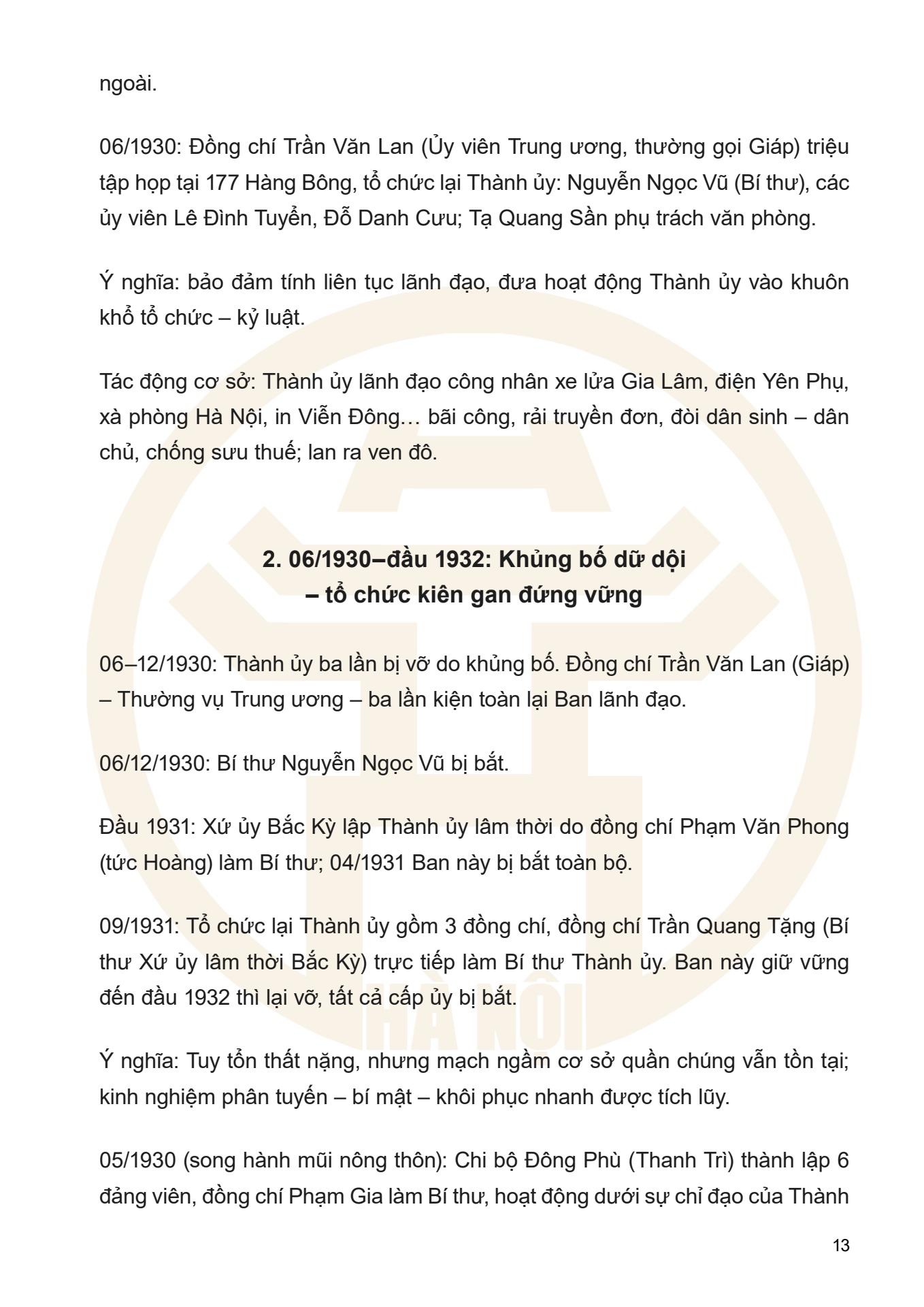 Dưới ngọn cờ Đảng - H&agrave; Nội viết n&ecirc;n Thi&ecirc;n anh h&ugrave;ng ca - trang 13