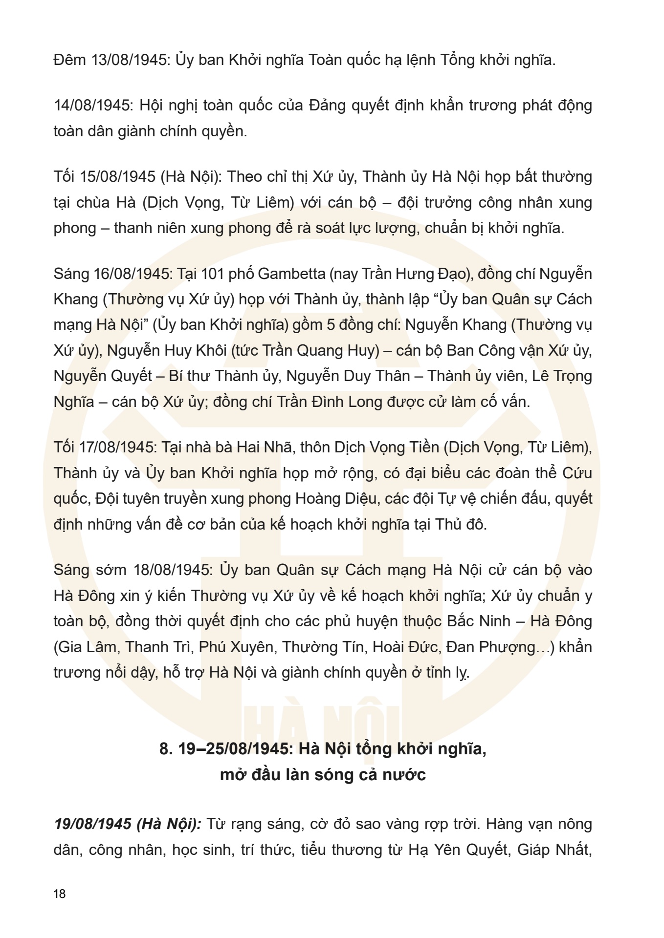 Dưới ngọn cờ Đảng - H&agrave; Nội viết n&ecirc;n Thi&ecirc;n anh h&ugrave;ng ca - trang 18