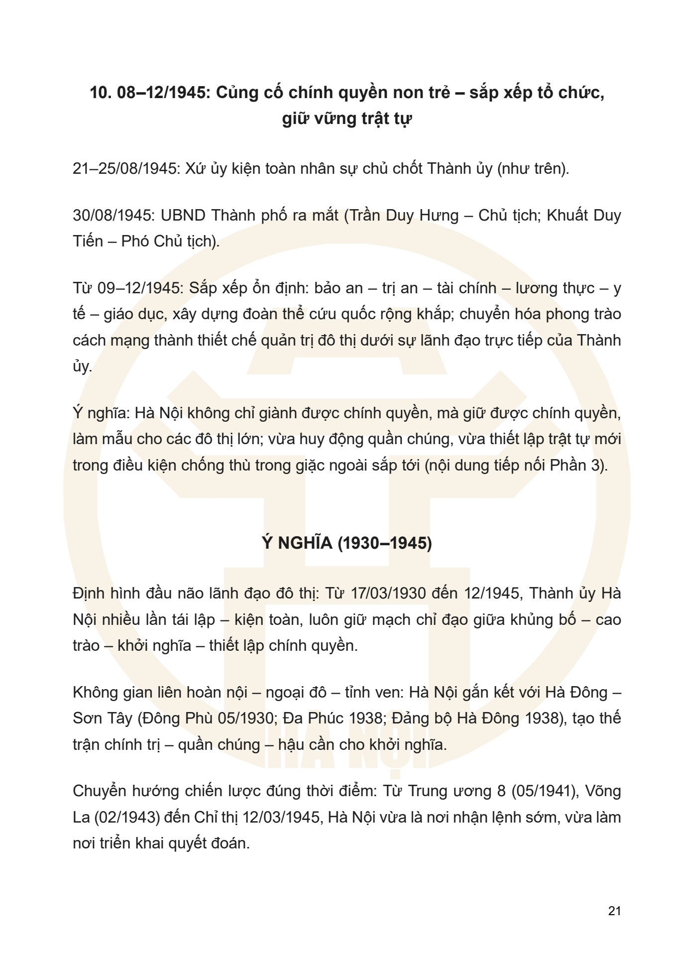 Dưới ngọn cờ Đảng - H&agrave; Nội viết n&ecirc;n Thi&ecirc;n anh h&ugrave;ng ca - trang 21