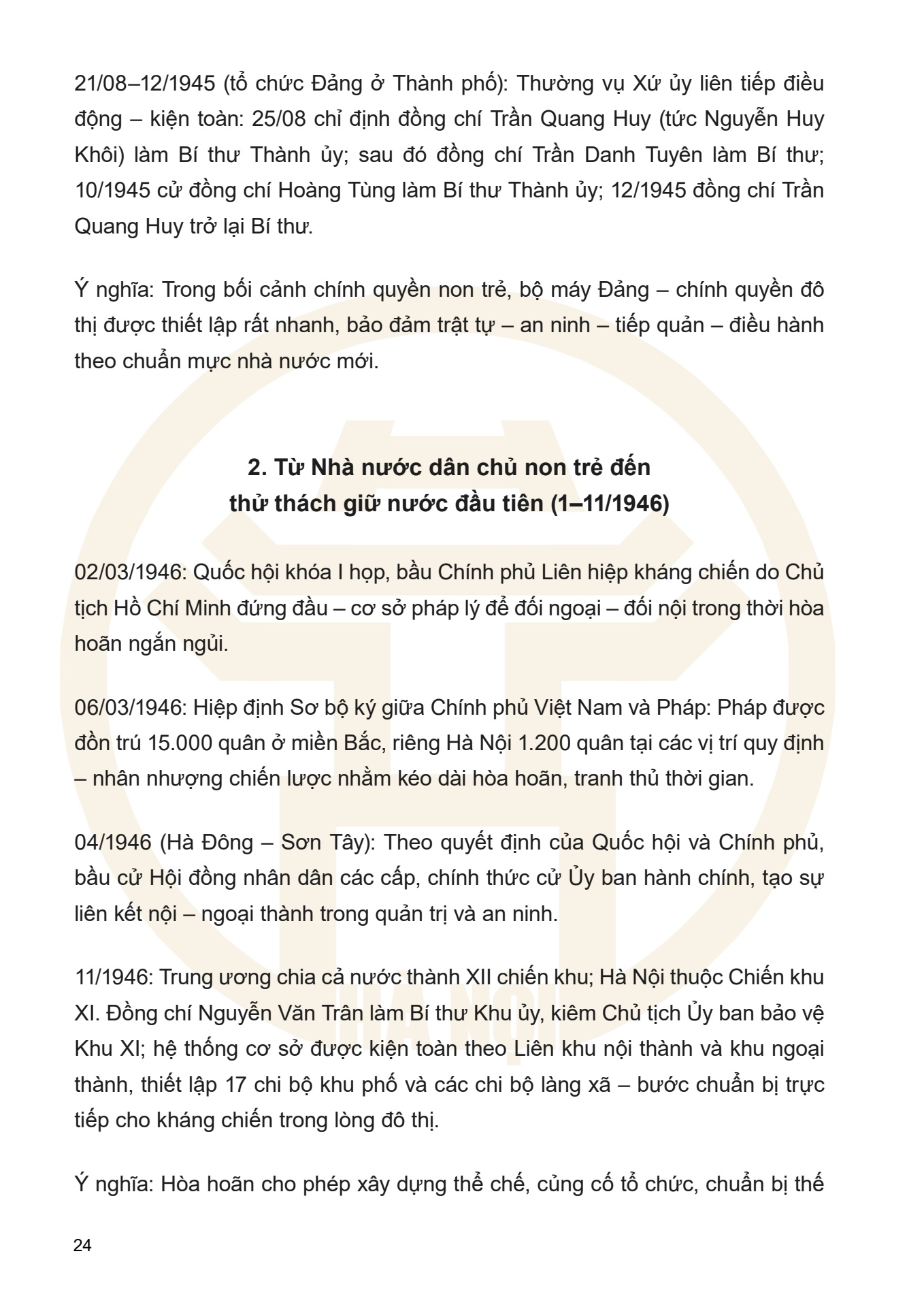 Dưới ngọn cờ Đảng - H&agrave; Nội viết n&ecirc;n Thi&ecirc;n anh h&ugrave;ng ca - trang 24