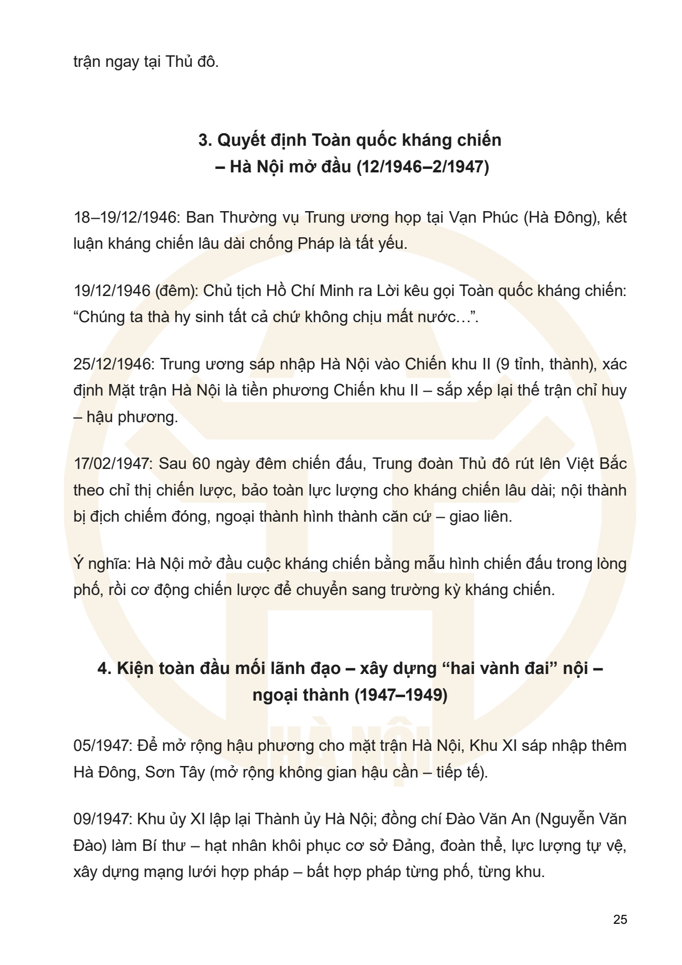 Dưới ngọn cờ Đảng - H&agrave; Nội viết n&ecirc;n Thi&ecirc;n anh h&ugrave;ng ca - trang 25