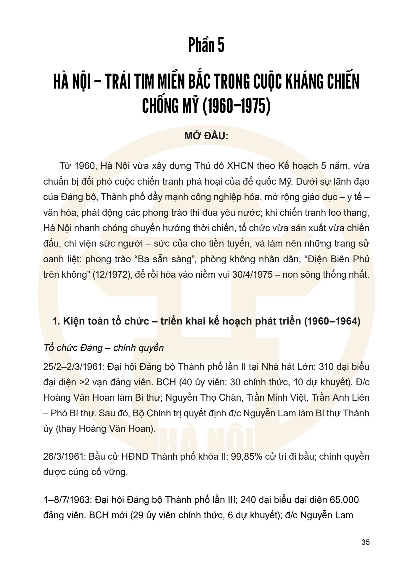 Dưới ngọn cờ Đảng - H&agrave; Nội viết n&ecirc;n Thi&ecirc;n anh h&ugrave;ng ca - trang 35
