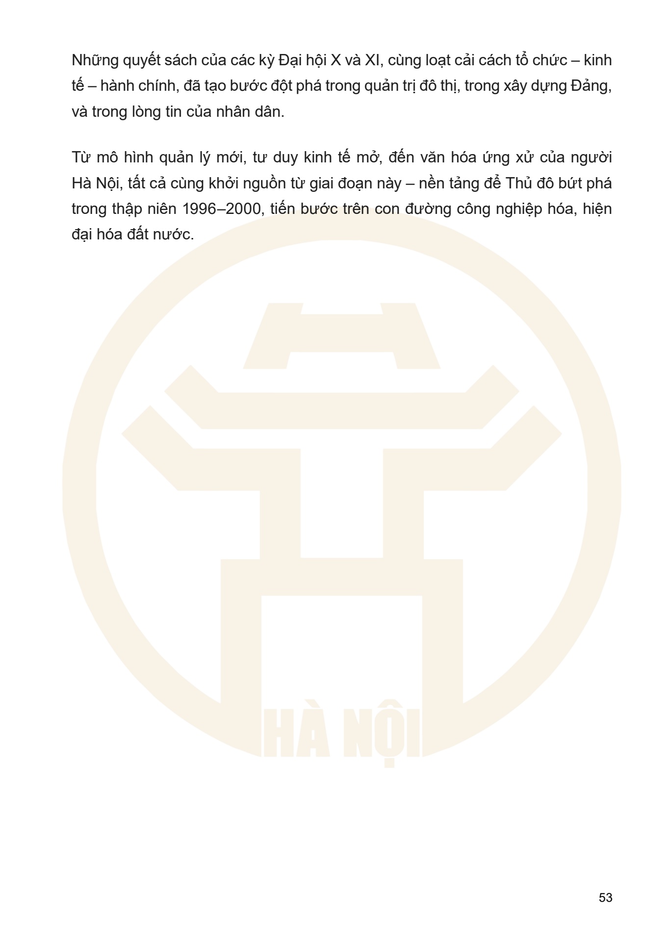 Dưới ngọn cờ Đảng - H&agrave; Nội viết n&ecirc;n Thi&ecirc;n anh h&ugrave;ng ca - trang 53