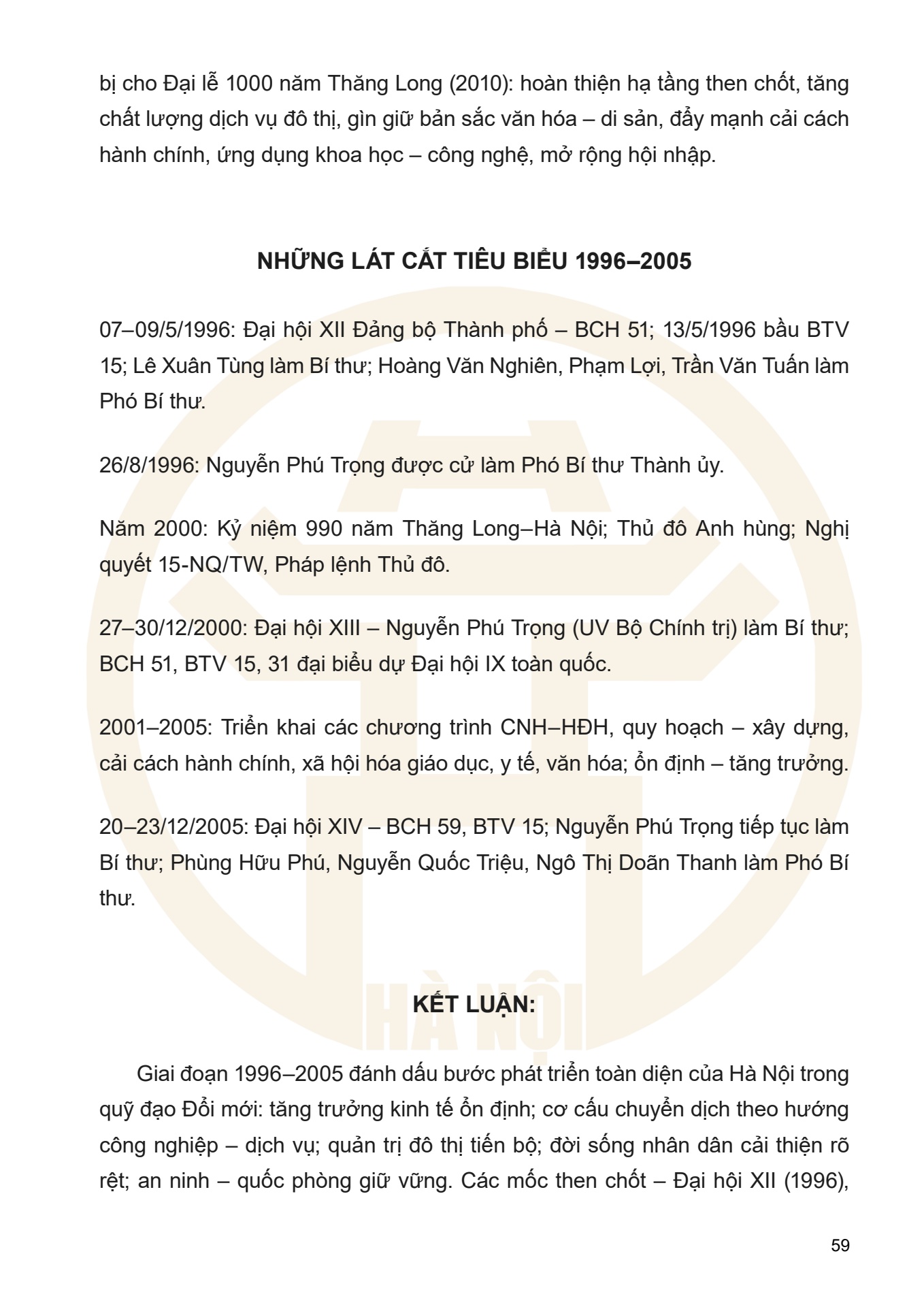 Dưới ngọn cờ Đảng - H&agrave; Nội viết n&ecirc;n Thi&ecirc;n anh h&ugrave;ng ca - trang 59