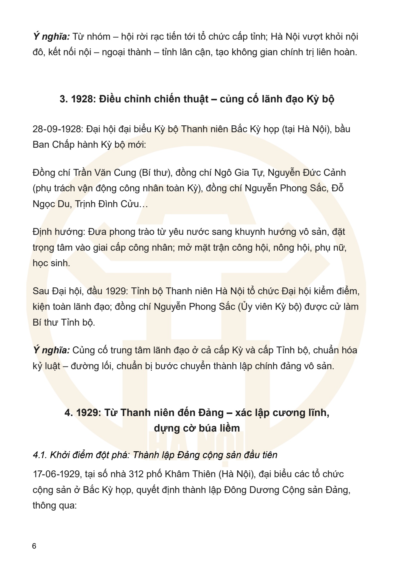 Dưới ngọn cờ Đảng - H&agrave; Nội viết n&ecirc;n Thi&ecirc;n anh h&ugrave;ng ca - trang 6