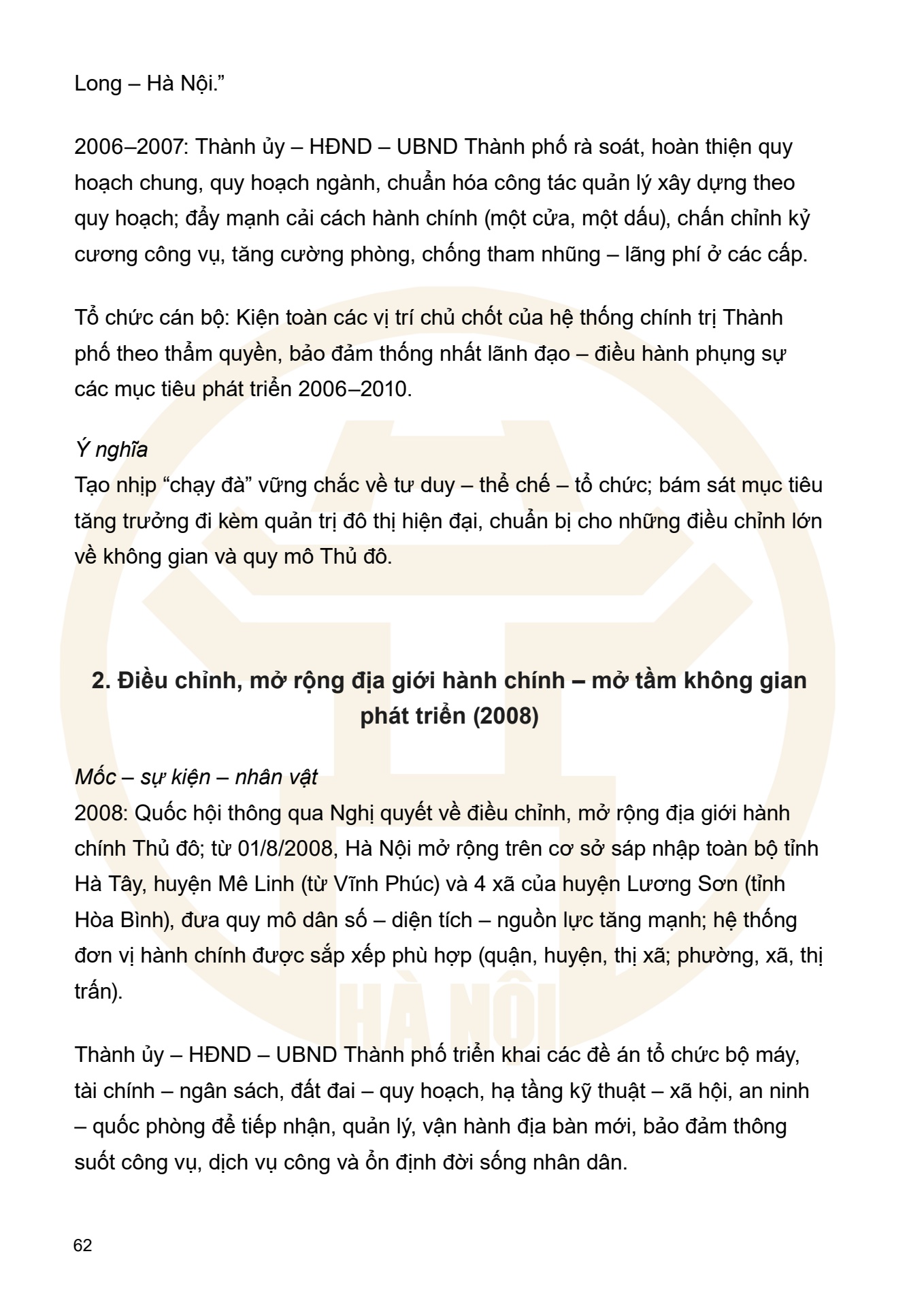 Dưới ngọn cờ Đảng - H&agrave; Nội viết n&ecirc;n Thi&ecirc;n anh h&ugrave;ng ca - trang 62