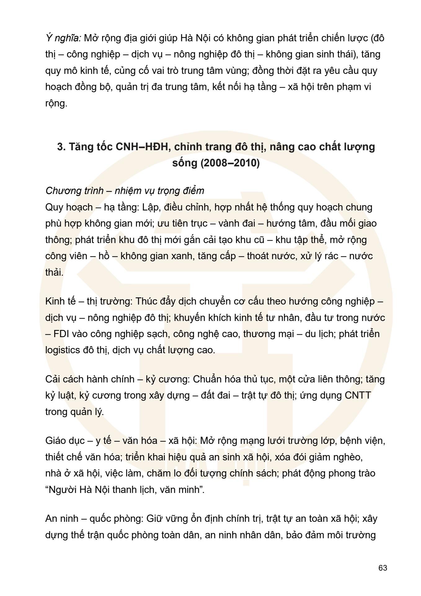 Dưới ngọn cờ Đảng - H&agrave; Nội viết n&ecirc;n Thi&ecirc;n anh h&ugrave;ng ca - trang 63