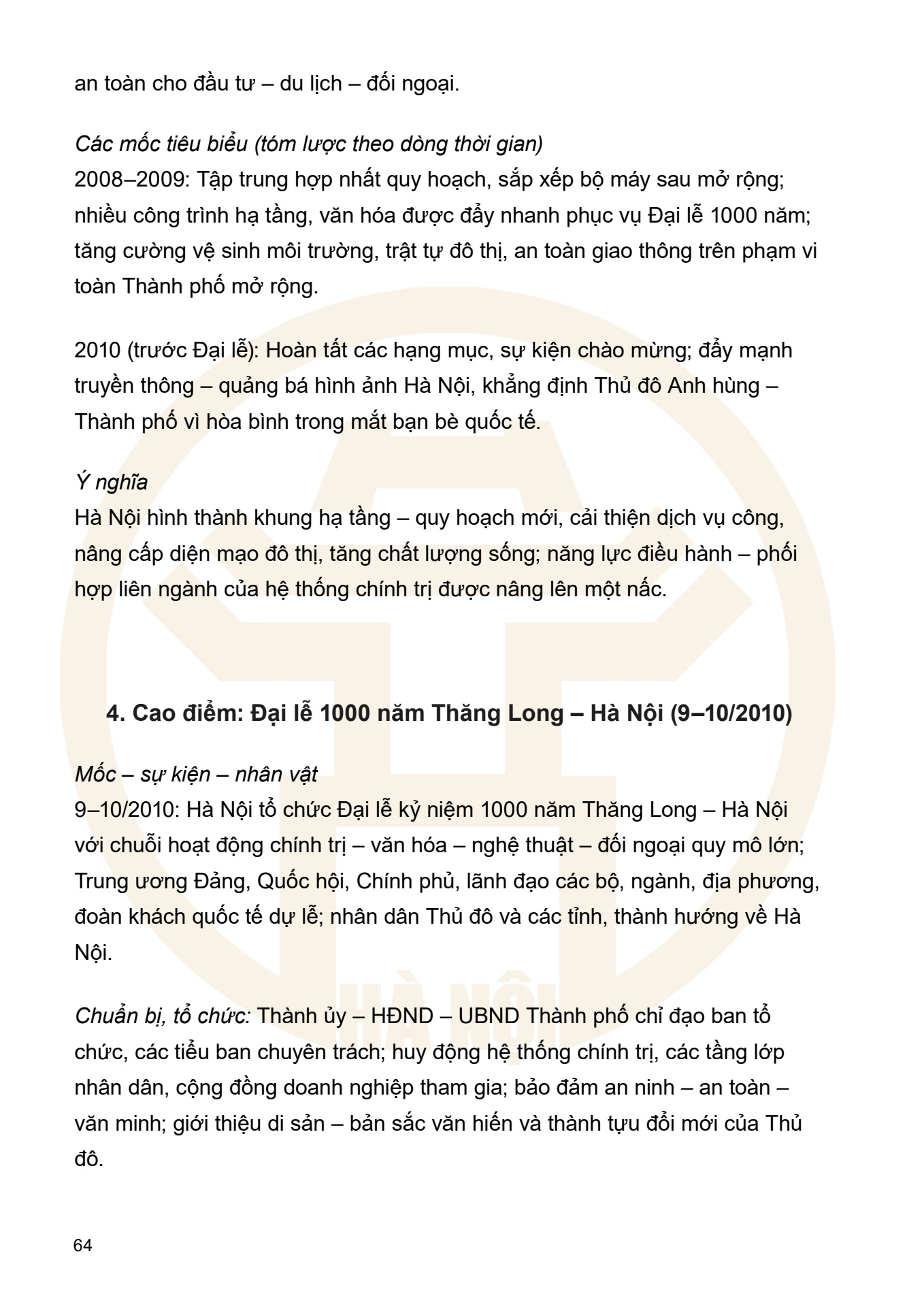 Dưới ngọn cờ Đảng - H&agrave; Nội viết n&ecirc;n Thi&ecirc;n anh h&ugrave;ng ca - trang 64