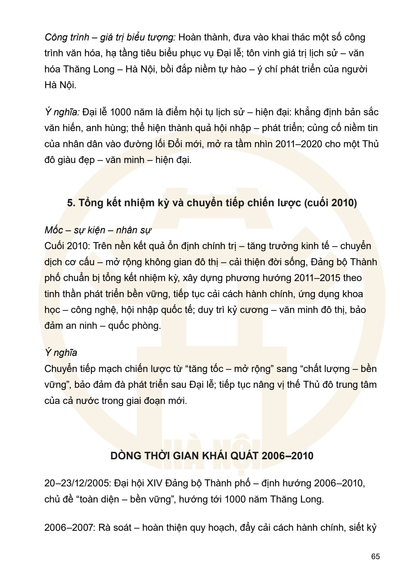 Dưới ngọn cờ Đảng - H&agrave; Nội viết n&ecirc;n Thi&ecirc;n anh h&ugrave;ng ca - trang 65