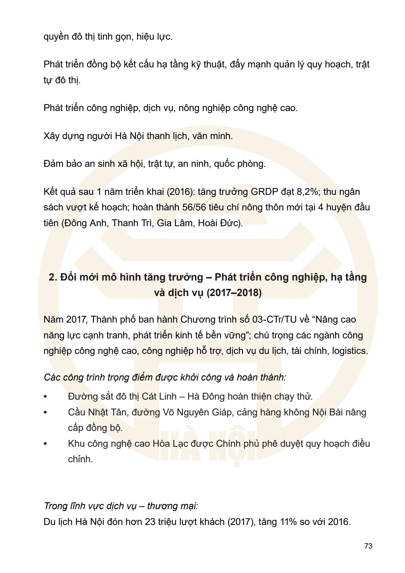 Dưới ngọn cờ Đảng - H&agrave; Nội viết n&ecirc;n Thi&ecirc;n anh h&ugrave;ng ca - trang 73