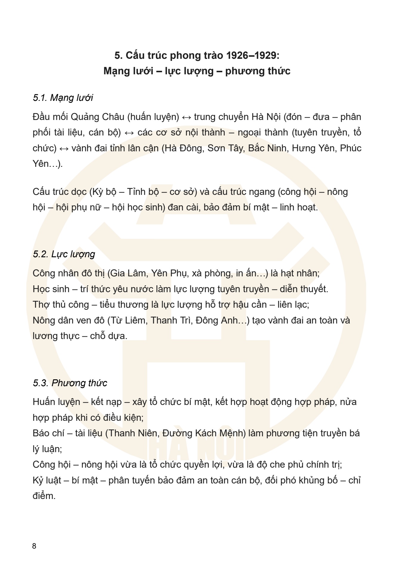 Dưới ngọn cờ Đảng - H&agrave; Nội viết n&ecirc;n Thi&ecirc;n anh h&ugrave;ng ca - trang 8