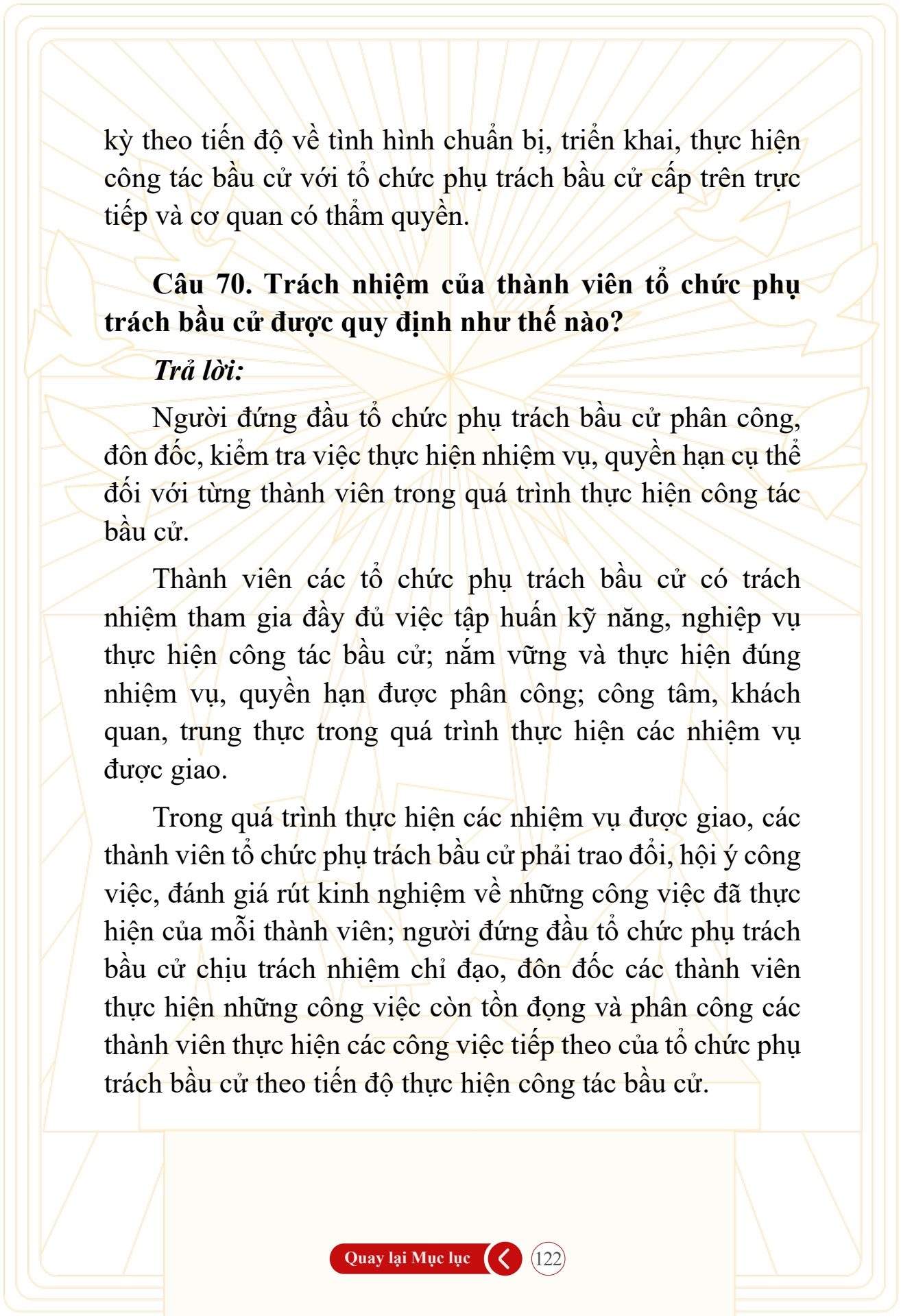 Hỏi đ&aacute;p về bầu cử Quốc hội kh&oacute;a XVI v&agrave; HĐND c&aacute;c cấp nhiệm kỳ 2026-2031 - trang 122