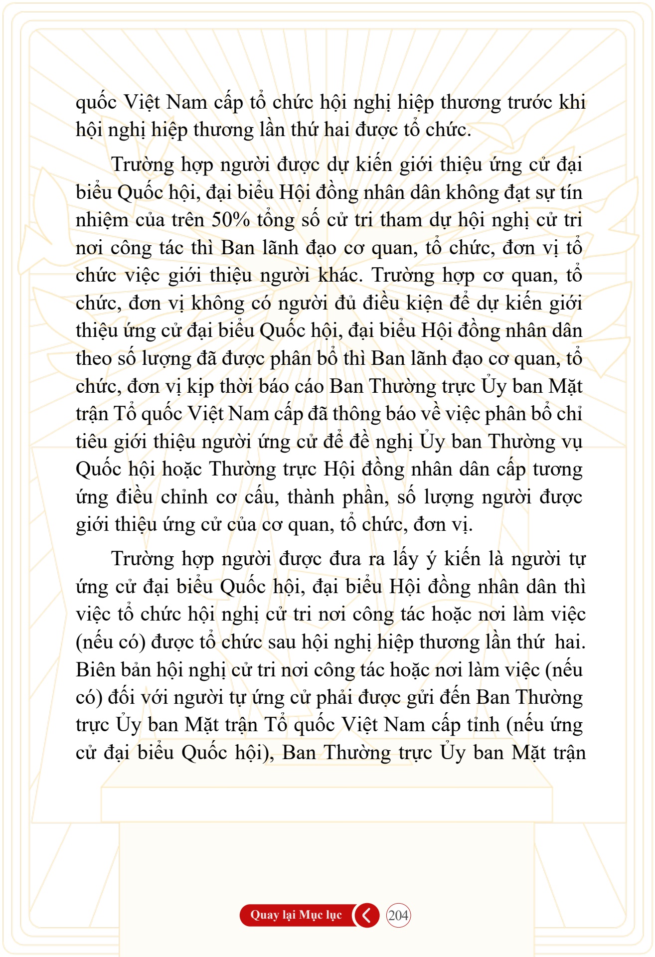 Hỏi đ&aacute;p về bầu cử Quốc hội kh&oacute;a XVI v&agrave; HĐND c&aacute;c cấp nhiệm kỳ 2026-2031 - trang 204