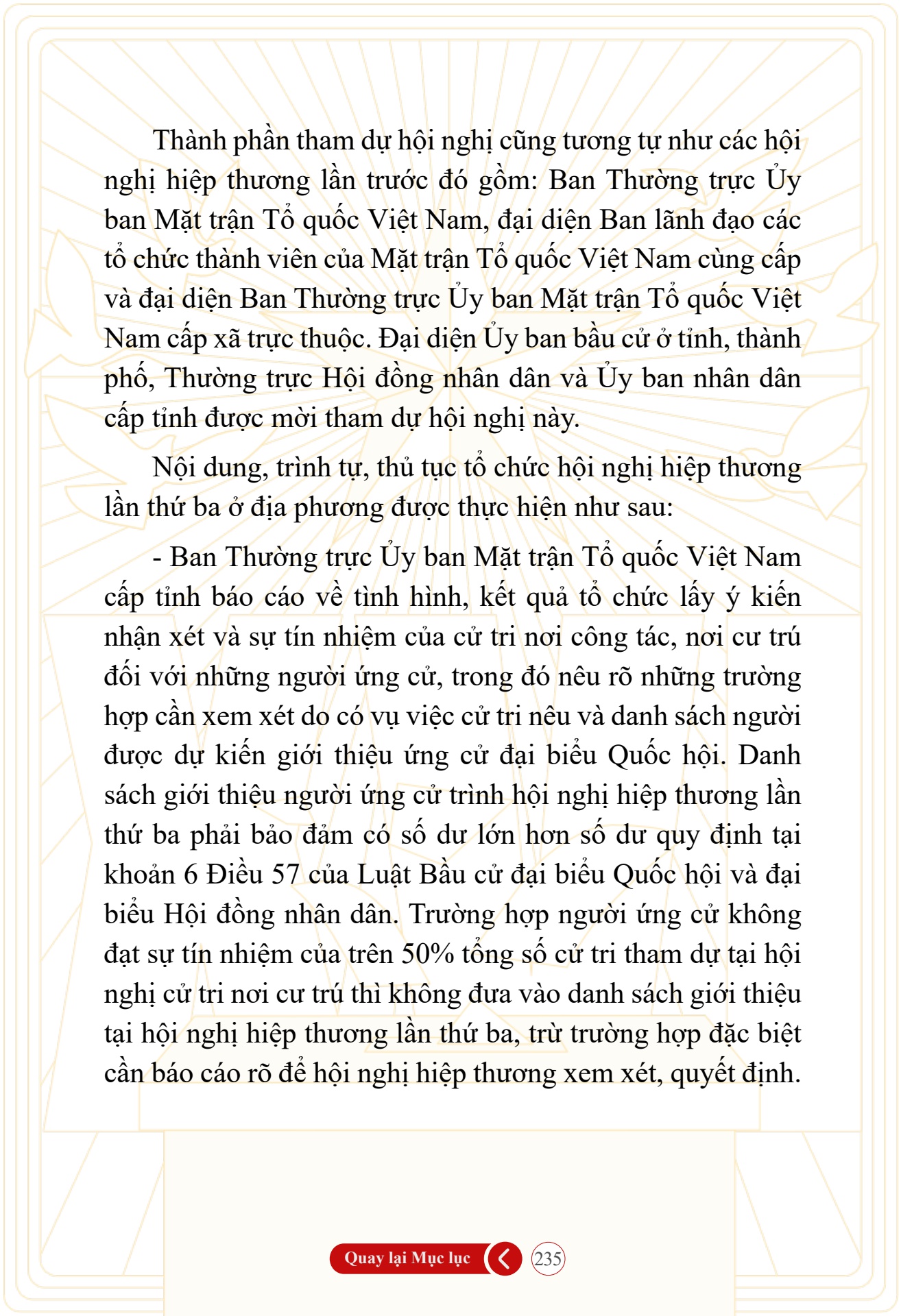 Hỏi đ&aacute;p về bầu cử Quốc hội kh&oacute;a XVI v&agrave; HĐND c&aacute;c cấp nhiệm kỳ 2026-2031 - trang 235