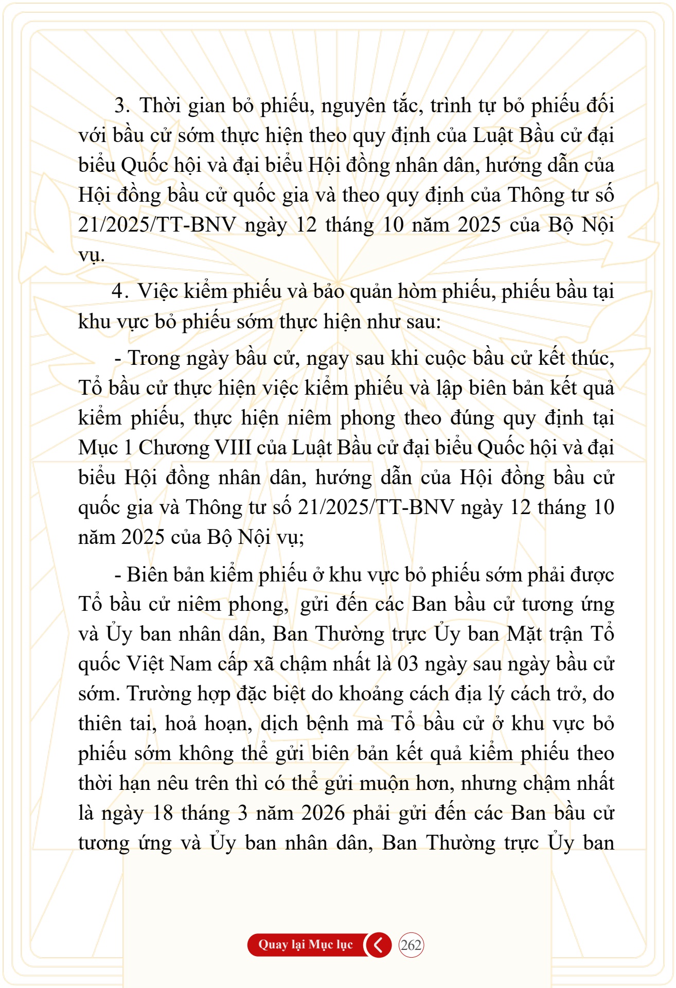 Hỏi đ&aacute;p về bầu cử Quốc hội kh&oacute;a XVI v&agrave; HĐND c&aacute;c cấp nhiệm kỳ 2026-2031 - trang 262