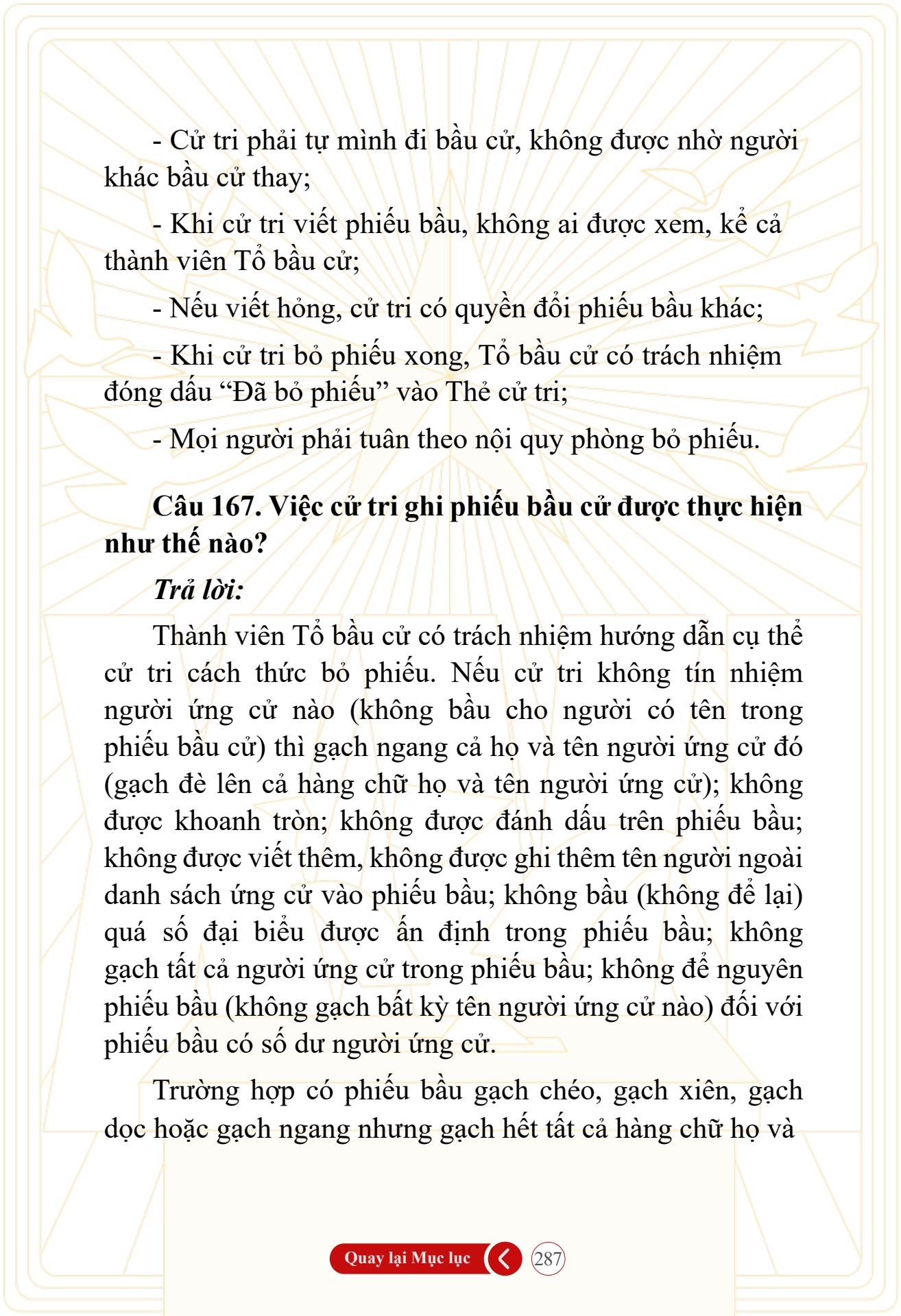 Hỏi đ&aacute;p về bầu cử Quốc hội kh&oacute;a XVI v&agrave; HĐND c&aacute;c cấp nhiệm kỳ 2026-2031 - trang 287