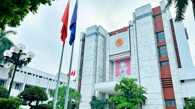 Bộ m&aacute;y h&agrave;nh ch&iacute;nh của th&agrave;nh phố H&agrave; Nội từ 1/3