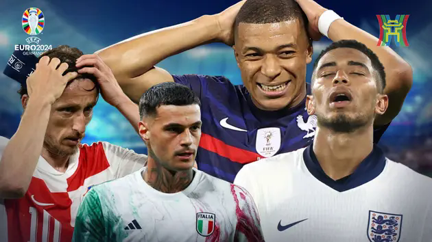 5 đội b&oacute;ng g&acirc;y thất vọng nhất v&ograve;ng bảng Euro 2024