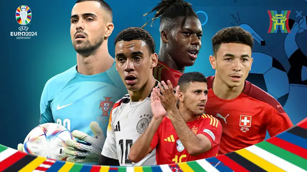 5 ng&ocirc;i sao g&acirc;y ấn tượng nhất v&ograve;ng 1/8 Euro 2024