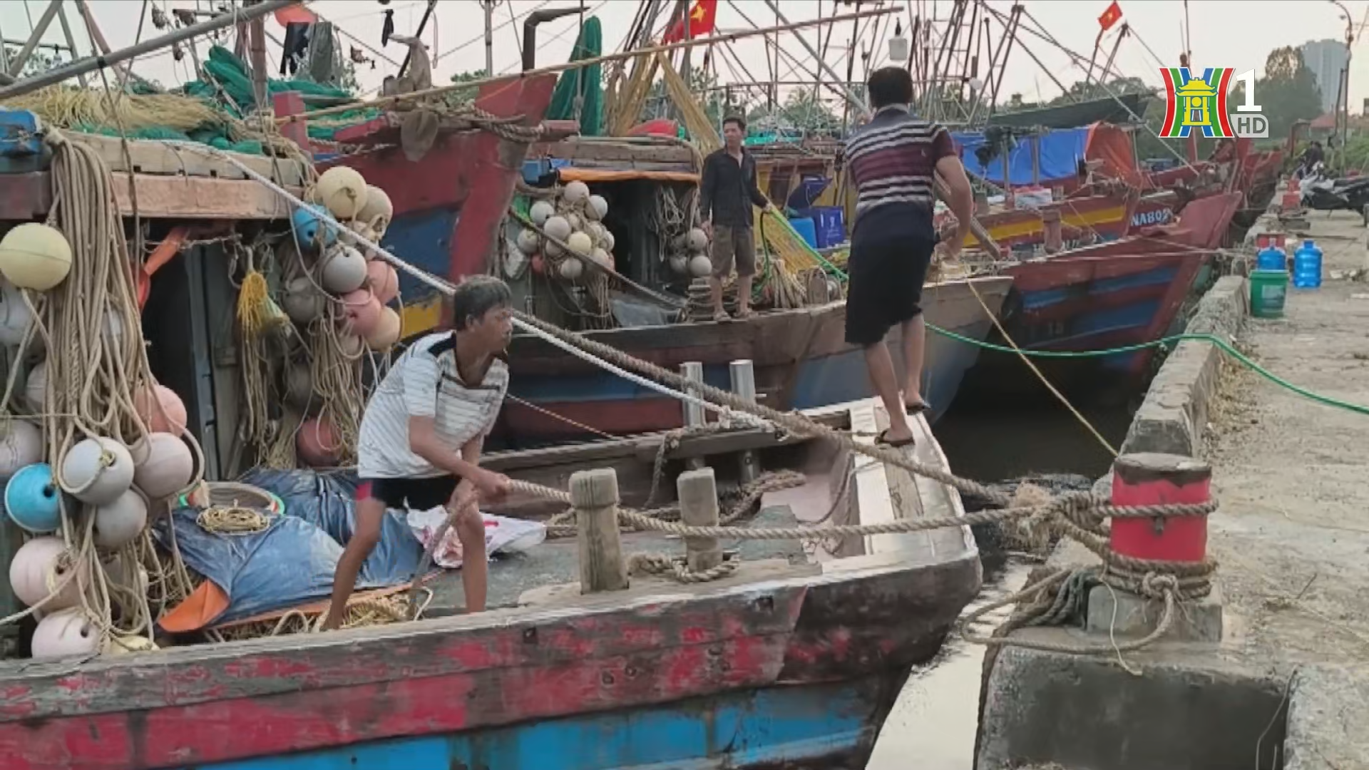 Tỉnh Th&aacute;i B&igrave;nh đ&atilde; ban h&agrave;nh lệnh cấm biển, trong đ&oacute; nghi&ecirc;m cấm t&agrave;u, thuyền ra khơi.