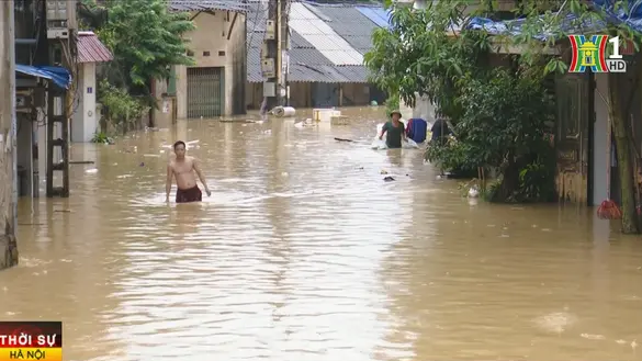 T&igrave;nh trạng ngập lụt tr&ecirc;n địa b&agrave;n th&agrave;nh phố Th&aacute;i Nguy&ecirc;n được đ&aacute;nh gi&aacute; l&agrave; nghi&ecirc;m trọng nhất từ trước đến nay.