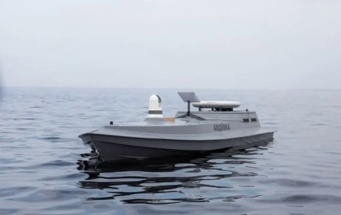 T&agrave;u mặt nước kh&ocirc;ng người l&aacute;i Sea Baby của Ukraine.