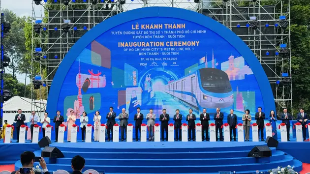 TP.HCM kh&aacute;nh th&agrave;nh tuyến metro số 1