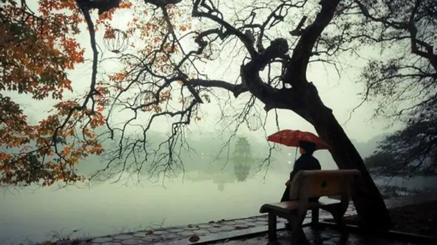H&agrave; Nội một ng&agrave;y mưa