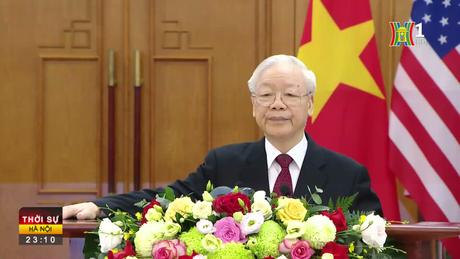 Ph&aacute;t biểu của Tổng B&iacute; thư với b&aacute;o ch&iacute; sau Hội đ&agrave;m với Tổng thống Biden